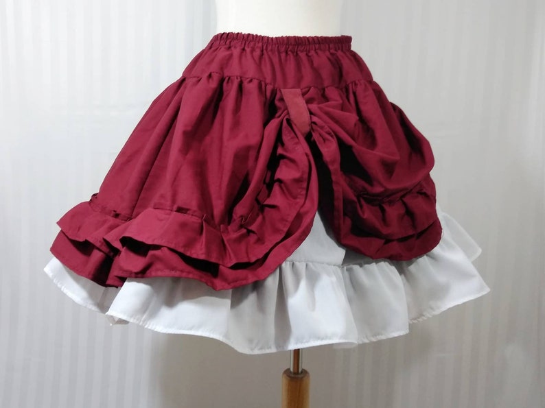 Choose your color steampunk lolita skirt small to plus size 