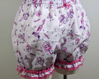 Kawaii fairy pastel kei menhera micro mini lolita bloomers adult--small to plus size