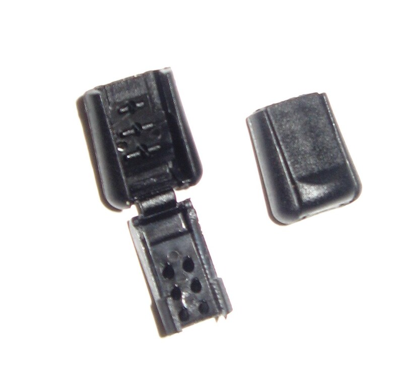 Plastic zipper pull cord ends black plastic zip pulls 12100 Etsy