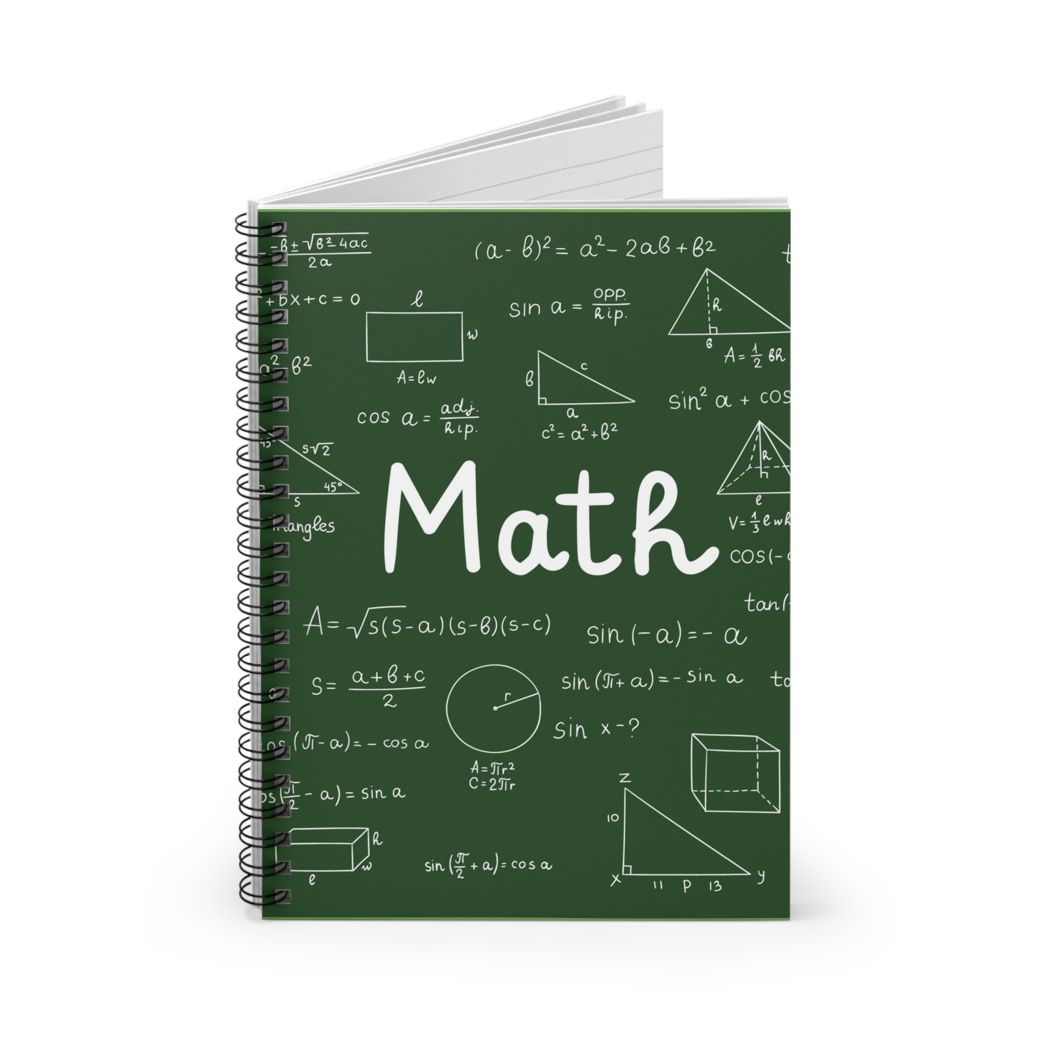 Math Notebook Ruled Line - Etsy