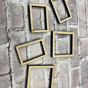 Mini DIY Frame Kit, Miniature Art Frames, Mini Picture Frames, Miniature Picture Frames