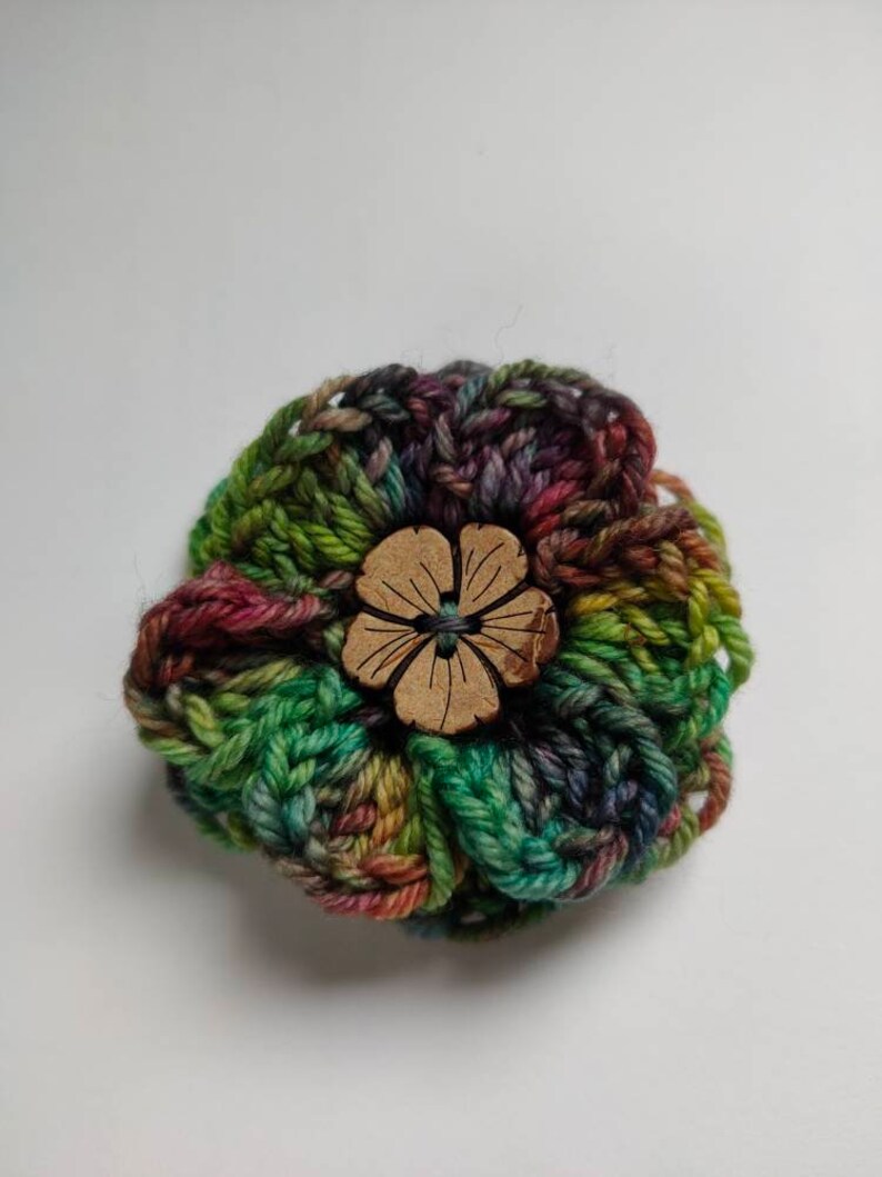 Handmade Flower Brooch Arco Iris