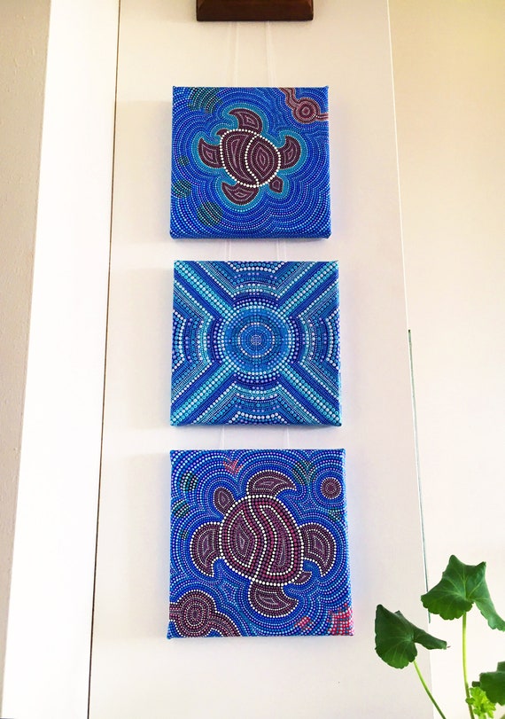 Sea Turtle Mandala Dot Paint On Numbers
