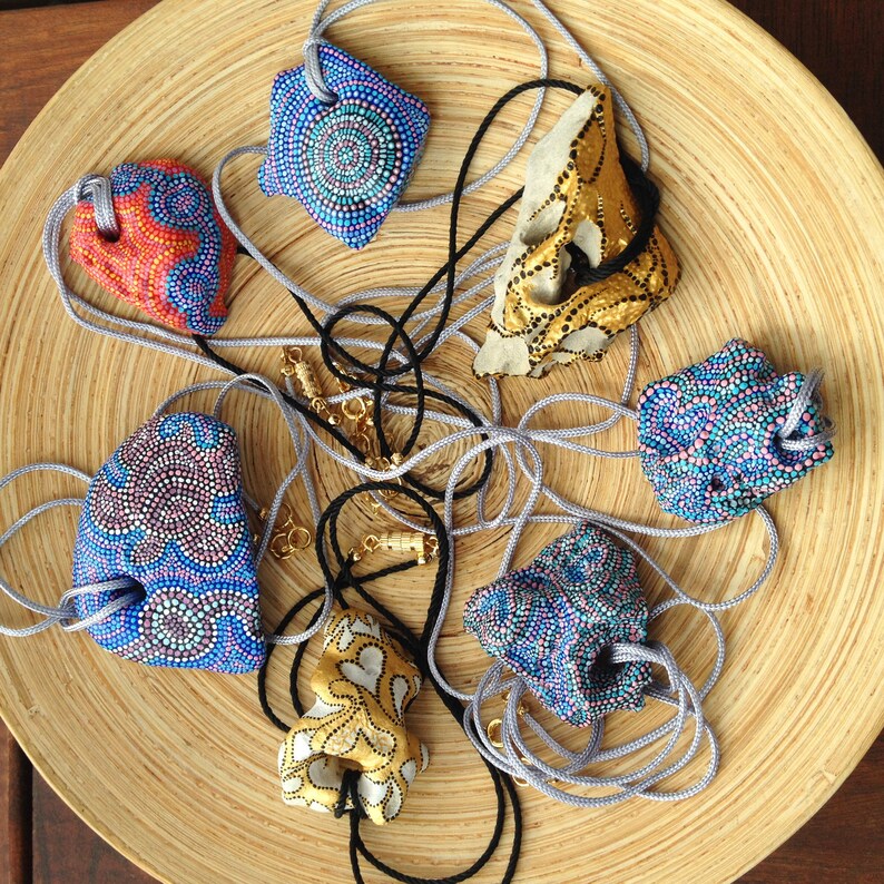 Sea Turtle Dot painted hag stone Dot painted rock Beach stone. Hand painted holey stone Dot painted blue pink pendant