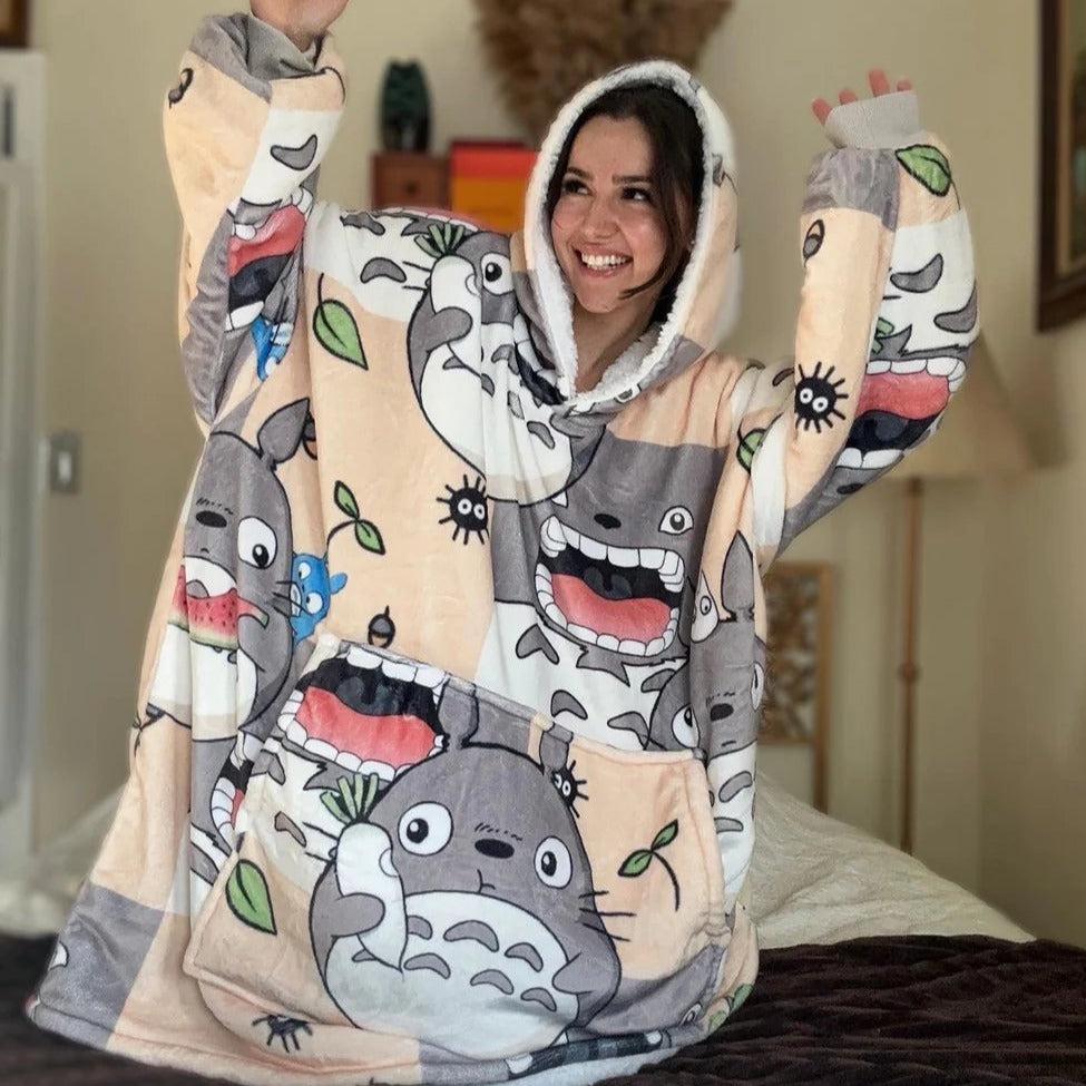 Totoro Sherpa Blanket Etsy UK