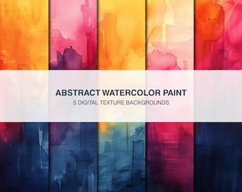 Pittura ad acquerello astratta / Sfondo digitale / Texture di sfondo / Sfondo dipinto / Texture di pittura ad acqua