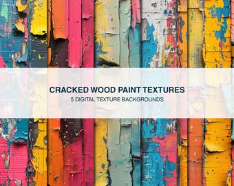Vernice per legno screpolata / Sfondo digitale / Texture di sfondo / Sfondo dipinto a olio / Texture di vernice screpolata