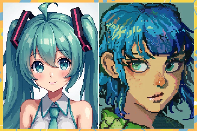 Pixel Art Procreate-penslar: 8-bitars paradis bild 5