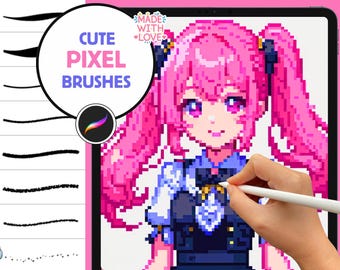 Pixel Art Procreate Brushes: 8-Bit Paradise