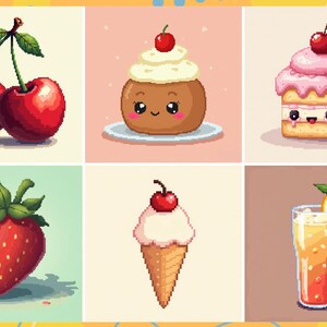 Pixel Art Procreate-penslar: 8-bitars paradis bild 8