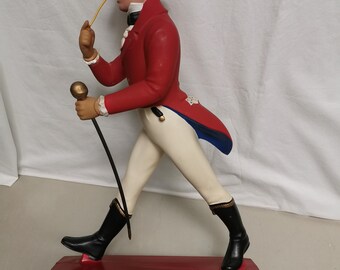Rare Large Advertising Statue of the Dandy Johnnie Walker 66