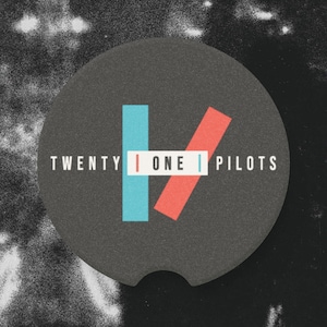 Twenty One Pilots Car Coaster, RAB Soapstone Absorbent Cup Holder image 5