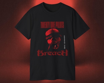 Twenty One Pilots Breach Skull with New Era Symbols T-Shirt Unisex Ultra Cotton