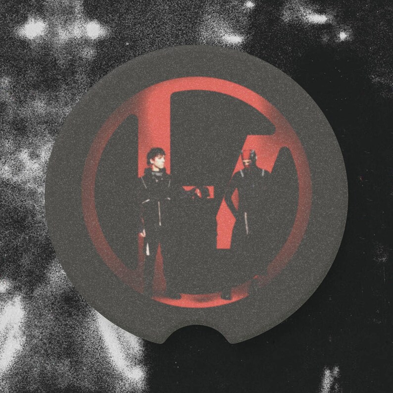 Twenty One Pilots Car Coaster, Breach Soapstone Absorbent Cup Holder, TOP Fan Inspired image 5