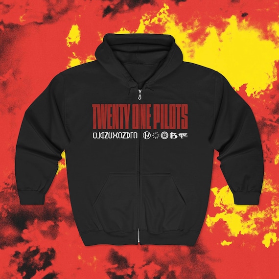 Twenty One Pilots Clancy Unisex Full Zip Hoodie, Soft Fleece