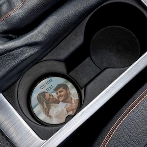 Custom Car Coasters,Wedding Gift Personalized Coaster, Photo Car Charm, Valentines day gifts, Couples Gifts, Anniversary Gift for her & him