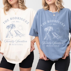 Custom Family Vacation Shirts, Personalized Matching Trip Shirts, Family Reunion Shirt, Cruise Tshirt, Beach Vacation Tee bild 4