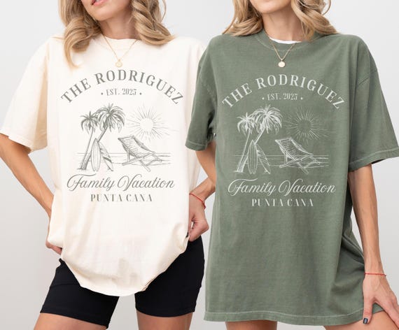 Custom Family Vacation Shirts, Personalized Matching Trip Shirts, Family Reunion Shirt, Cruise Tshirt, Beach Vacation Tee