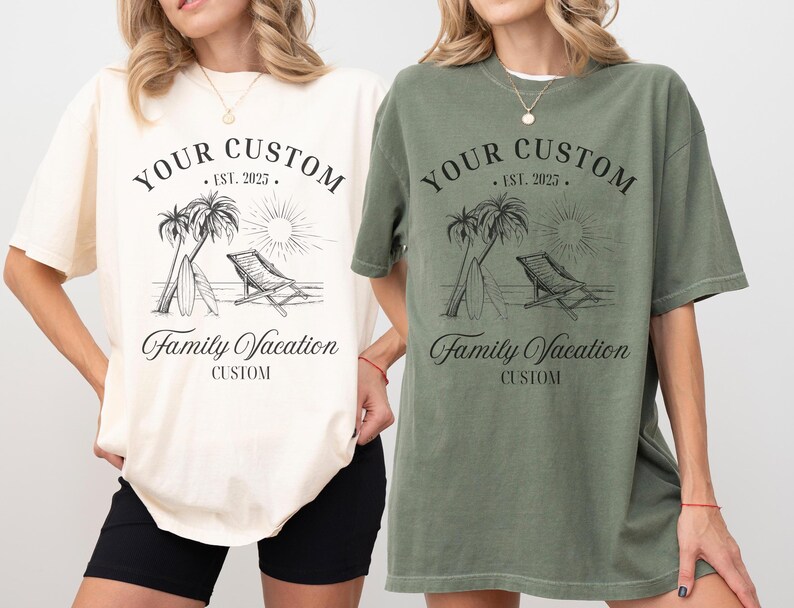 Custom Family Vacation Shirts, Personalized Matching Trip Shirts, Family Reunion Shirt, Cruise Tshirt, Beach Vacation Tee bild 6