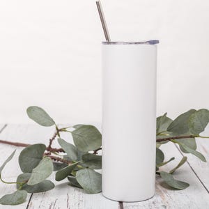 Personalized Artist Skinny Tumbler, Custom Wrap Tumbler Gift