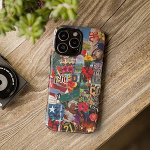 PR Handyhülle, iPhone 16 15 14 13 12 11 Pro Max Plus Hülle, Karibik Reisehüllen, Puerto Rico Pride Geschenk, Tropische ästhetische Abdeckung Boricua