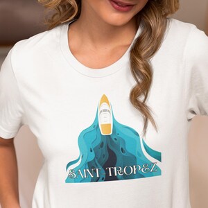 T-shirt, St Tropez France, Saint Tropez, Saint Tropez Sailing, French Riviera, Beach Holiday, Les Voiles,