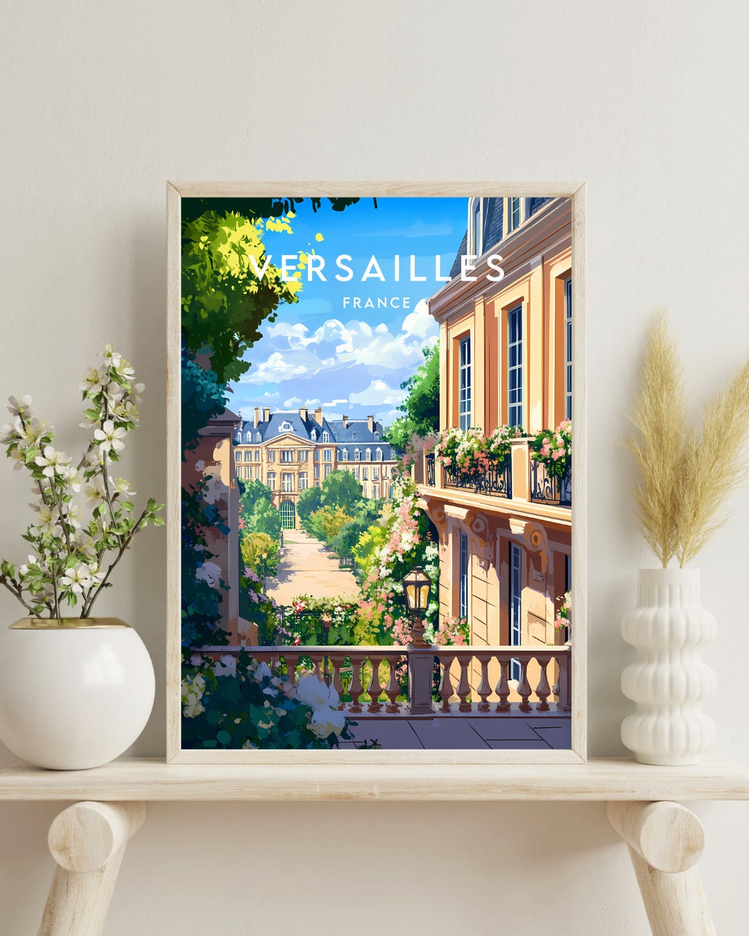 Versailles Travel Print - France, Versailles Poster, France Poster