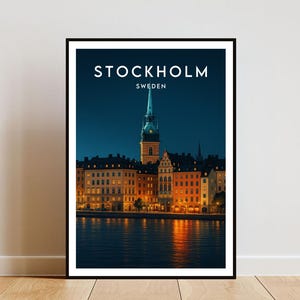 Stockholm Travel Print - Sweden, Stockholm Poster, Sweden Poster, Travel Wall Art, Sweden Print, Stockholm Print, Stockholm, Scandinavia