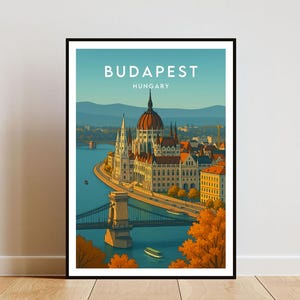Budapest Travel Print - Hungary, Budapest Poster, Hungary Poster, Travel Wall Art, Hungary Print, Budapest Print, Budapest, Budapest Art