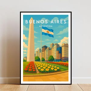 Buenos Aires Travel Print - Argentina, Buenos Aires Poster, Argentina Poster, Travel Art, Argentina Print, Buenos Aires Print, Buenos Aires