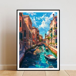 Stampa di viaggio a Venezia - Italia, Poster di Venezia, Poster in Italia, Arte della parete di viaggio, Stampa in Italia, poster, Italia, Europa, Venezia, Arte della parete in Italia