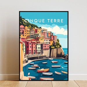 Cinque Terre Travel Print - Italy, Cinque Terre Poster, Italy Poster, Travel Wall Art, Italy Print, Italy Wall Art, Cinque Terre Print
