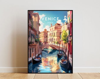 Venice Travel Print - Italy, Venice Poster, Italy Poster, Travel Wall Art, Italy Print, poster, Italy, Europe, Venice Art, Italy Wall Art