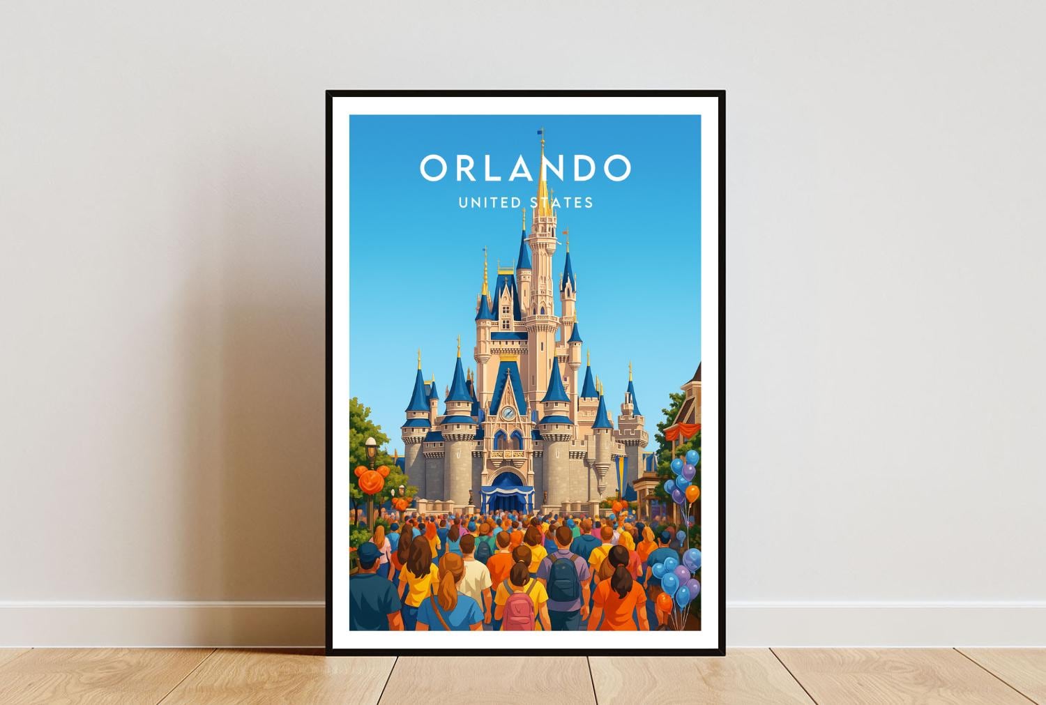 オーランド旅行プリント - アメリカ合衆国、オーランドポスター