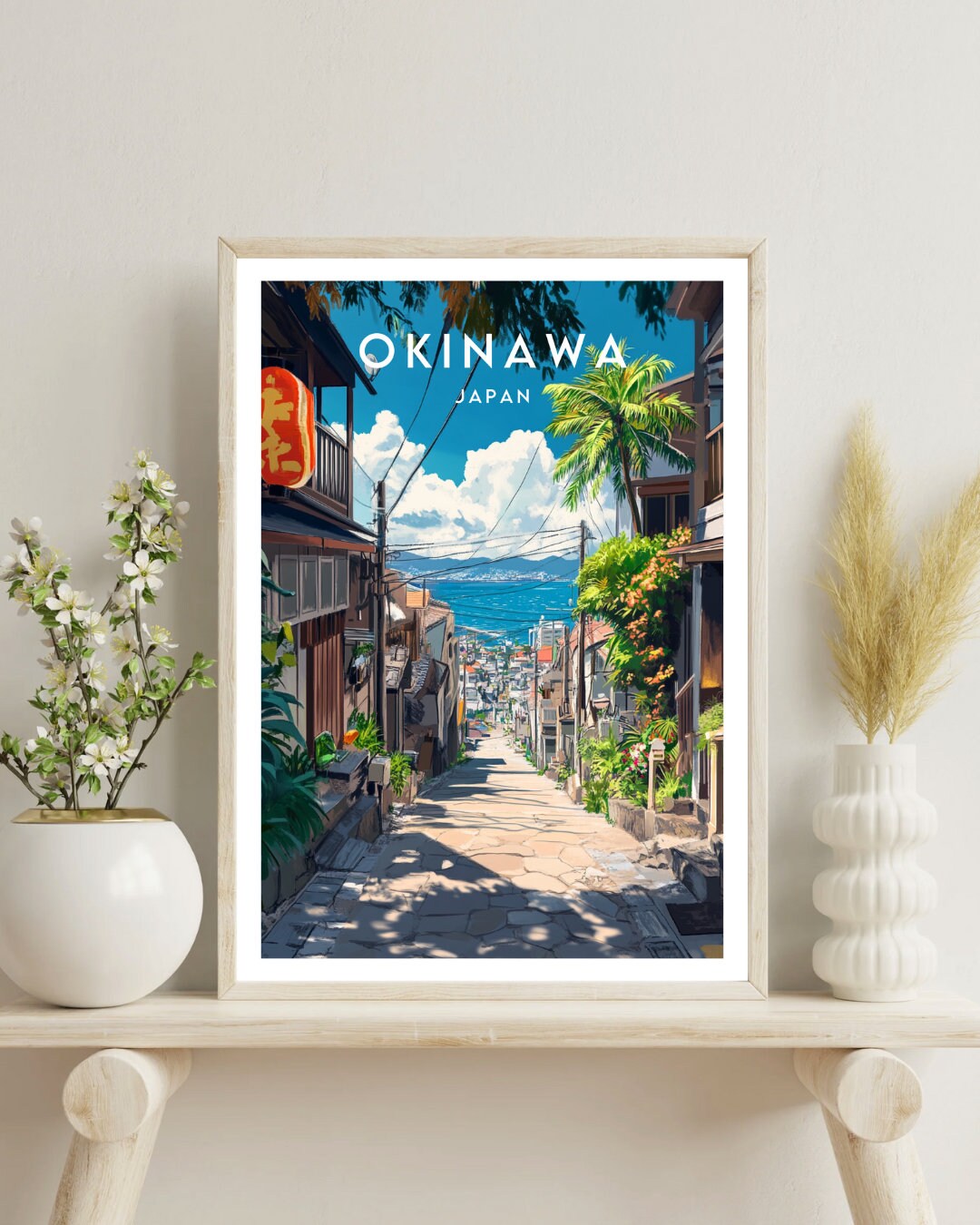 Okinawa Travel Print - Japan, Okinawa Poster, Japan Poster, Travel