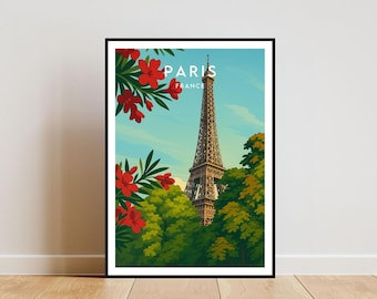 Paris Travel Print - France, Paris Poster, France Poster, Travel Wall Art, France Print, Paris Print, Paris, Eiffel Tower Poster, Paris Art