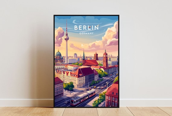 Berlin Travel Print - Germany, Berlin Poster, Germany Poster, Travel Wall Art, Germany Print, poster, Germany, Europe, Berlin Print, German