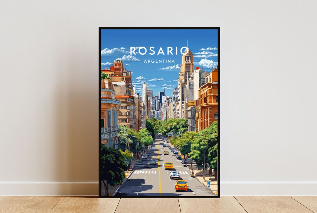 Rosario Travel Print - Argentina, Rosario Poster, Argentina Poster