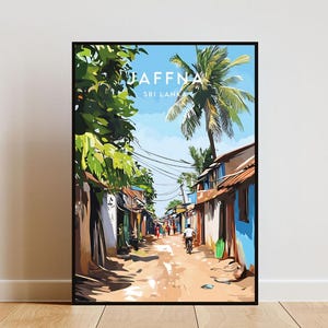 Jaffna Travel Print - Sri Lanka, Jaffna Poster, Sri Lanka Poster, Travel Wall Art, Sri Lanka Print, Sri Lanka Wall Art, Asia, Jaffna Print
