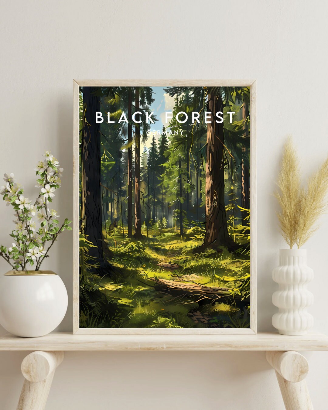 Black Forest Travel Print - Germany, Black Forest Poster, Germany