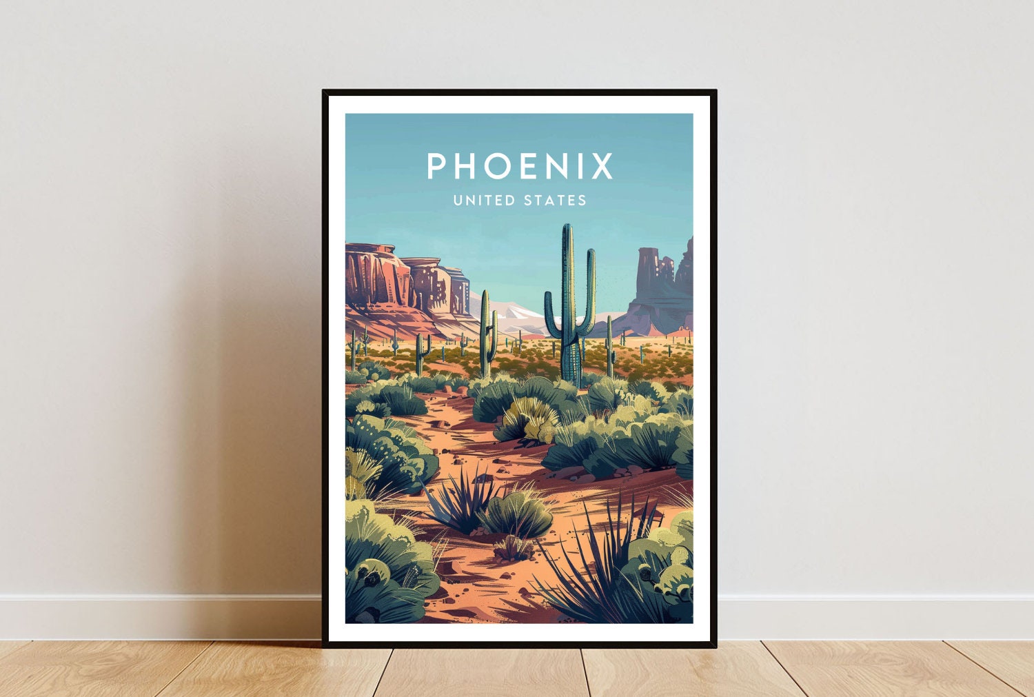 Phoenix Travel Print - United States, Phoenix Poster, America