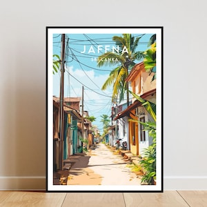 Jaffna Travel Print - Sri Lanka, Jaffna Poster, Sri Lanka Poster, Reise Wandkunst, Sri Lanka Druck, Poster, Sri Lanka, Asien, Jaffna Print