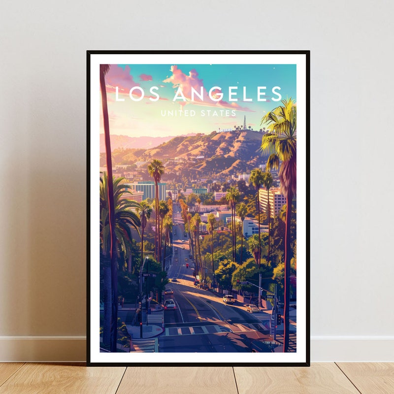 Los Angeles Poster - Etsy