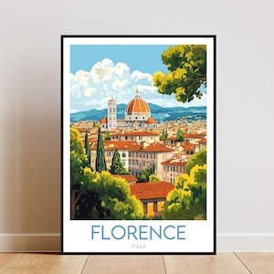 Florence Travel Print - Italy, Florence Poster, Italy Poster, Travel Wall Art, Italy Print, Europe Poster, Florence Print, Fiorentina Poster
