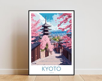 Kyoto Travel Print - Japan, Kyoto Poster, Japan Poster, Travel Wall Art, Japan Print, Kyoto Print, Japanese Poster, Japan Wall Art