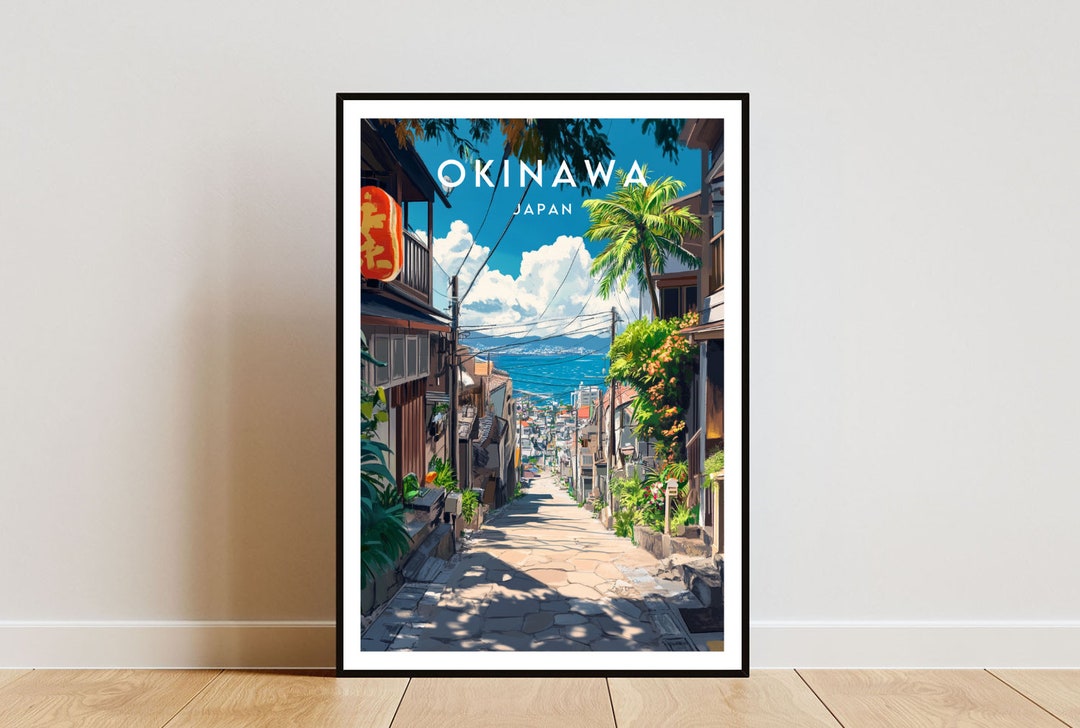 Okinawa Travel Print - Japan, Okinawa Poster, Japan Poster, Travel