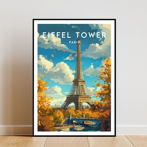 Eiffelturm Reise - Paris, Eiffelturm Poster, Paris Poster, Reise, Wandkunst, Paris Druck, Frankreich, Europa, Paris, Eiffelturm
