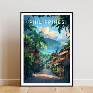 Philippines Travel Print - Asia, Philippines Poster, Travel Wall Art, Philippines Print, Philippines, Asia, Asia Poster, Philippines WallArt