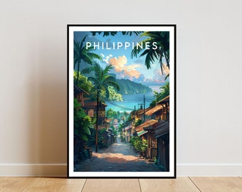 Philippines Travel Print - Asia, Philippines Poster, Travel Wall Art, Philippines Print, Philippines, Asia, Asia Poster, Philippines WallArt