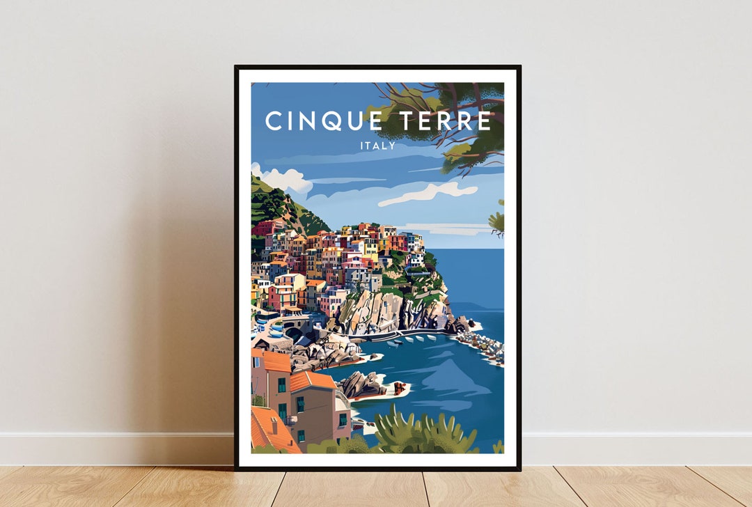 Cinque Terre Travel Print - Italy, Cinque Terre Poster, Italy Poster ...
